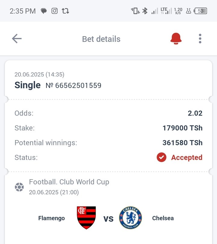 #Underated_pro_punter
Bet of the day🔥🔥🔥
ODDS: 2+

CODE: GEXFV

Only on DB BET🔴
Jisajili 👉db-bet.co/MTAALAMU
Promocode: MTAALAMU

Please Repost ✊