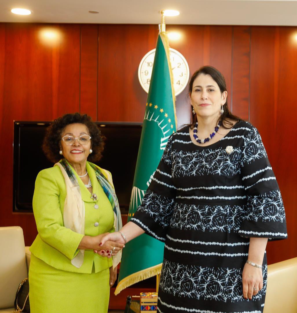 H.E Amb. Selma Malika Haddadi (@dcp_haddadi) on Twitter photo I was pleased to receive, this week, H.E @NardosThomas, CEO of <a href="/NEPAD_Agency/">AUDA-NEPAD</a>.
We discussed our joint efforts to accelerate Africa’s sustainable development through strategic planning, regional integration, & impactful project delivery. I was pleased to receive, this week, H.E @NardosThomas, CEO of <a href="/NEPAD_Agency/">AUDA-NEPAD</a>.
We discussed our joint efforts to accelerate Africa’s sustainable development through strategic planning, regional integration, & impactful project delivery.