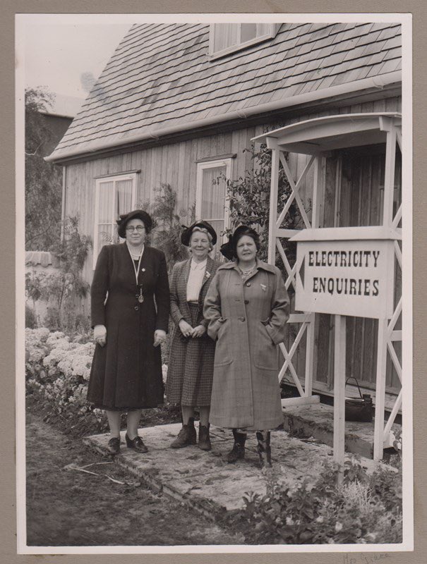 Happy International Women in Engineering Day! The <a href="/WES1919/">Women's Eng. Society</a> was founded in 1919 &amp; the Electrical Association for Women (EAW) followed in 1924. 📸show the opening of the EAW demonstration house in Oct 1935 and their presence at the Royal Agricultural Show, Oxford in 1950. #INWED25