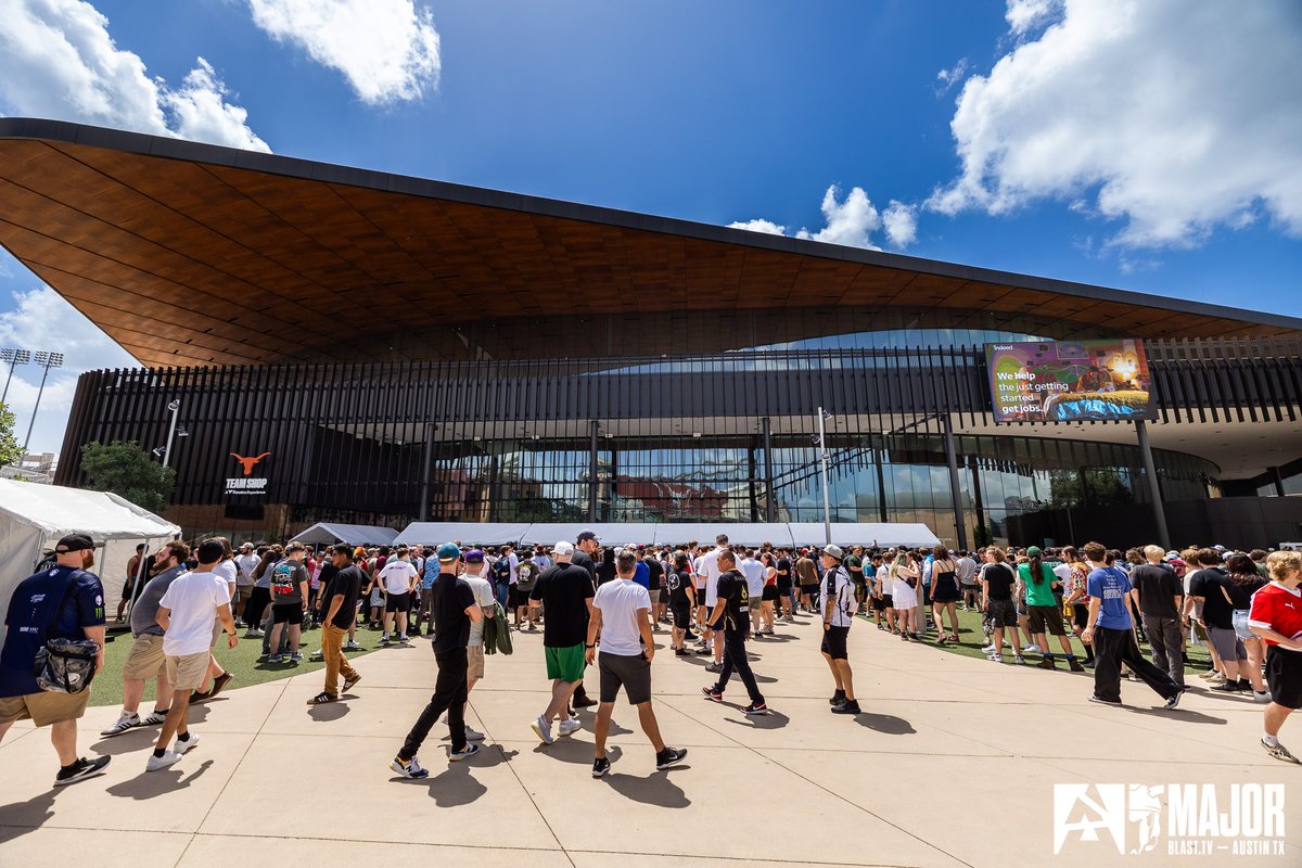 BLAST.tv (@blasttv) on Twitter photo EVENT UPDATE: If you're coming to the <a href="/MoodyCenterATX/">Moody Center</a> today, exiting for re-entry will be allowed up until the start of the second match.
Make sure you get your ticket scanned before you leave to be allowed back in. ποΈ
#BLASTtvMAJOR EVENT UPDATE: If you're coming to the <a href="/MoodyCenterATX/">Moody Center</a> today, exiting for re-entry will be allowed up until the start of the second match.
Make sure you get your ticket scanned before you leave to be allowed back in. ποΈ
#BLASTtvMAJOR