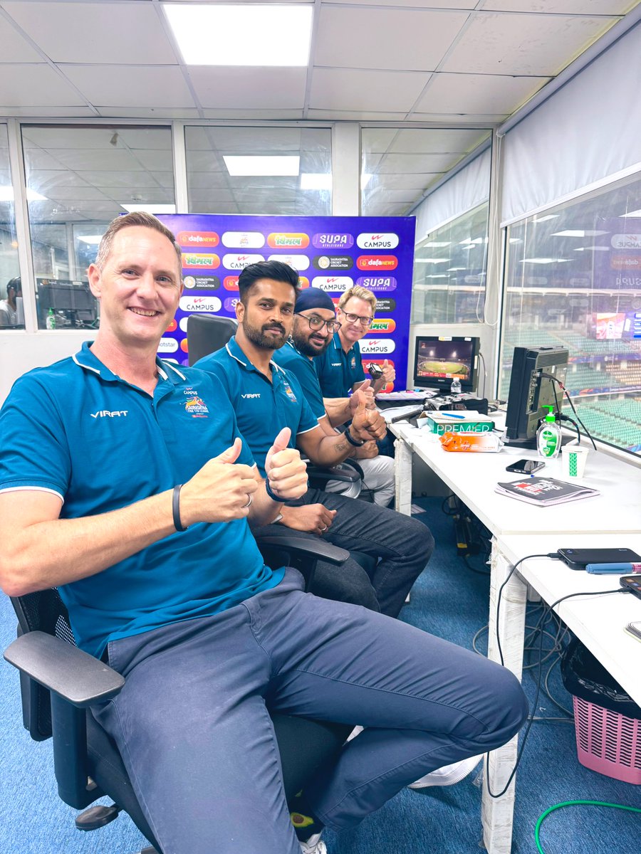 Commentary partners for the big finals 🎤
#SaurashtraProT20League