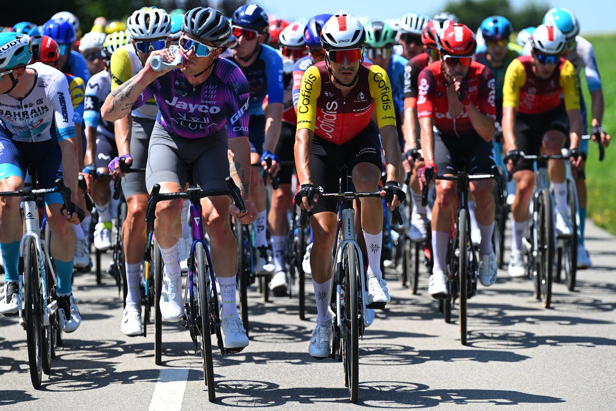 Arrivée au sprint et 🔟e place pour Stefano Oldani sur cette 6e étape du #TourdeSuisse 👊

📸 Getty Images