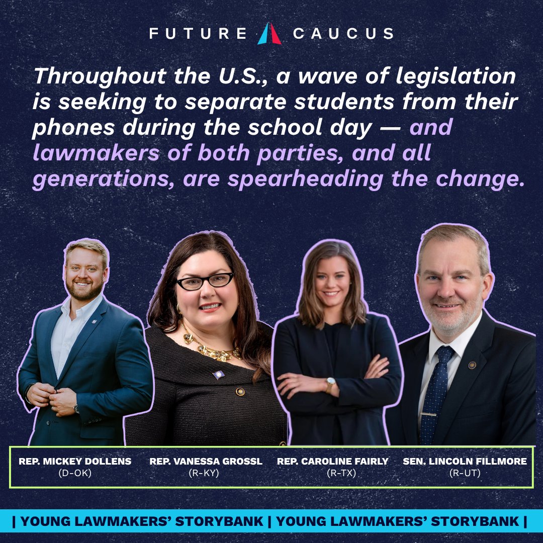 📵 One of the most significant shifts in classroom culture in a generation is underway.
A wave of bipartisan state legislation is taking phones out of students' hands — and bringing focus back to learning. 🧵