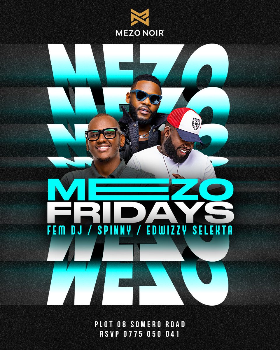 MEZO NOIR On A Friday 🔥
#MezoFridays