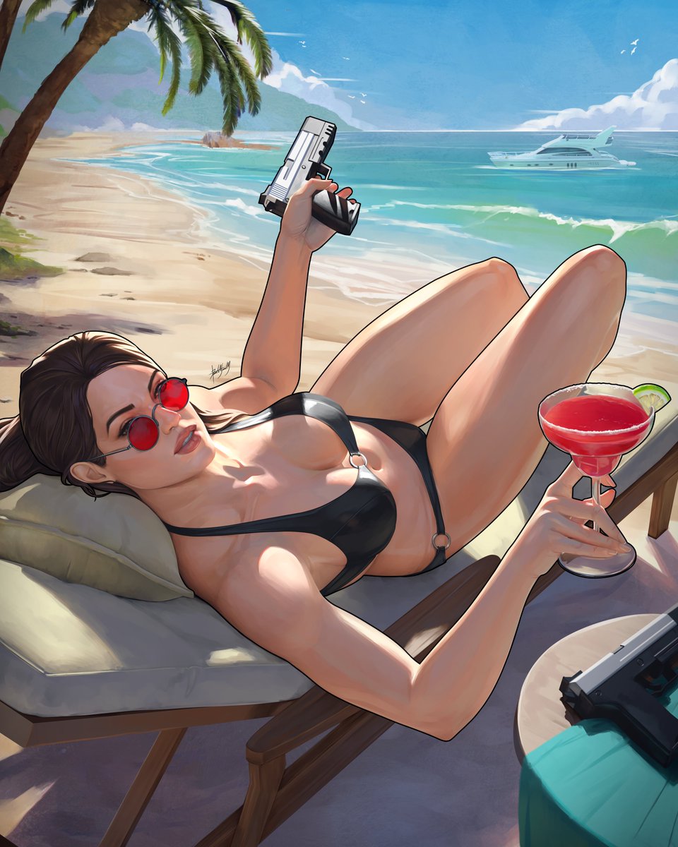 Summer Margarita - Lara Croft - V1 🏖️

Illustration inspired by Adam Hughes' work

#DigitalPainting #ClipStudioPaint #LaraCroft #TombRaider