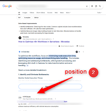hypestudiohq's tweet photo. Our blog posts ranked #2 &amp; #6 for highly competitive automation keywords. 

These screenshots are from today. Real rankings. Real traffic. Real results.

The tool that created this ranking?

Article Hero. https://t.co/4zR7J8n0Bj

#AIAutomation #SEO #ContentMarketing #Aicontent https://t.co/JIGMstnxHH