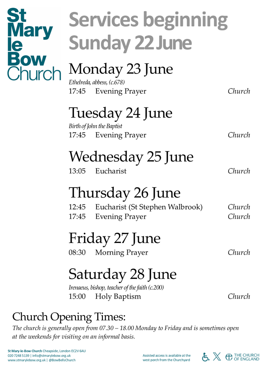 St Mary-le-Bow Church (@bowbellschurch) on Twitter photo 