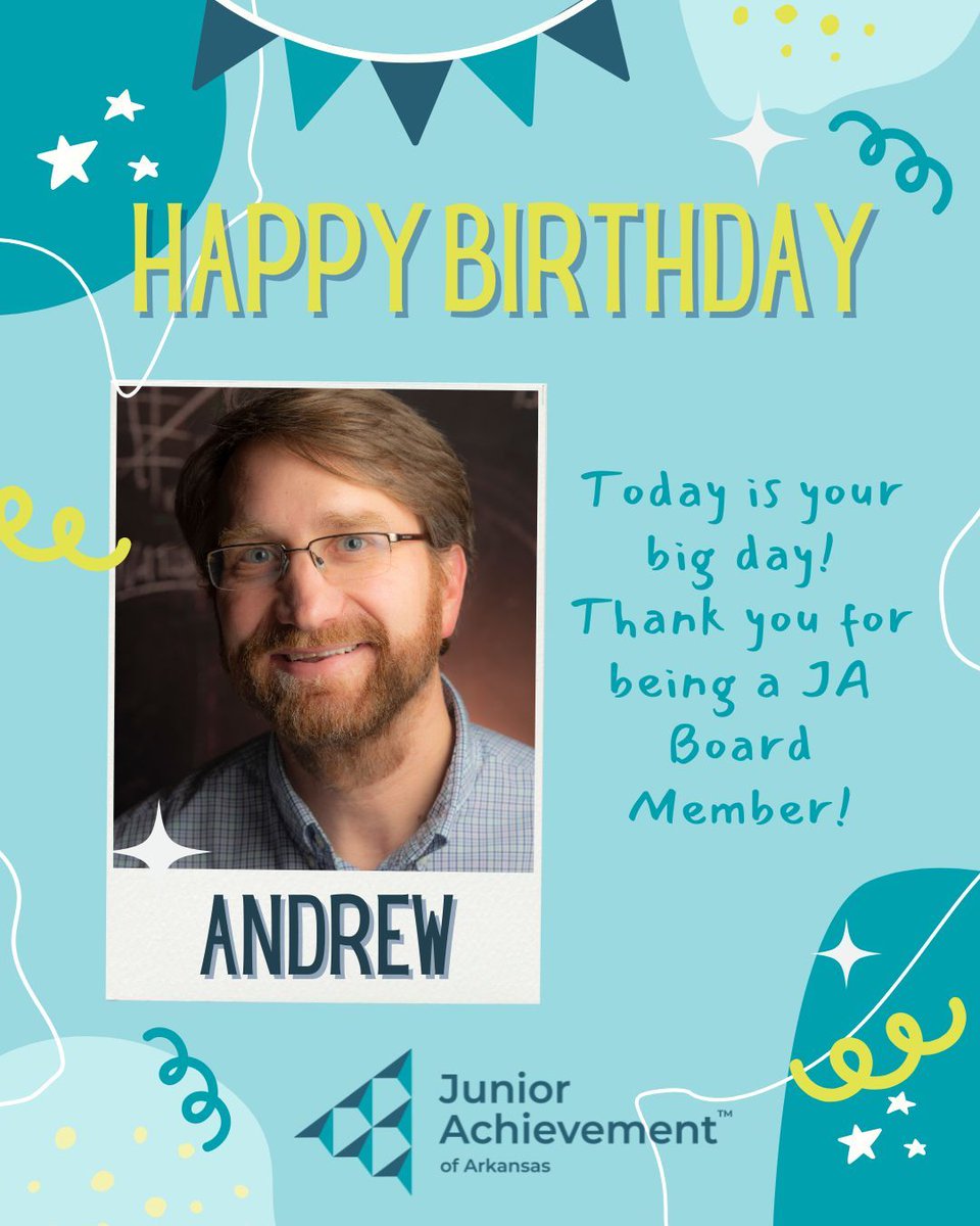jaarkansas's tweet photo. Happy Birthday, Andrew! 🎉 https://t.co/6mGsY0OmDU