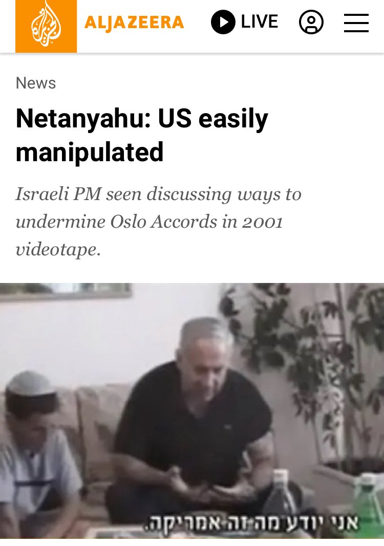 “I know what America is,” Netanyahu said. “America is a thing you can move very easily, move it in the right direction. They won’t get in the way.”