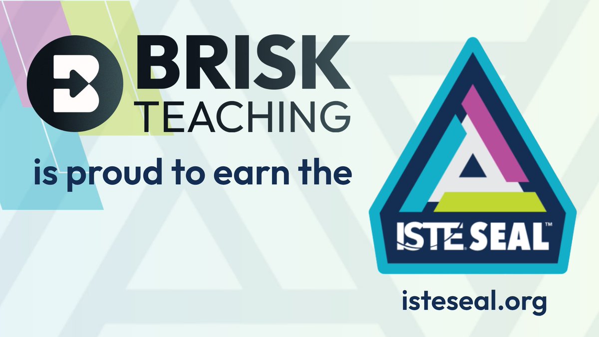 Brisk earned the ISTE Seal. ✅🏆

A panel of experts looked at how Brisk works, how it’s used, and how it holds up in real classrooms - and they gave it top marks for:

1️⃣ Being easy + practical
2️⃣ Aligning with ISTE Standards
3️⃣ Supporting real pedagogy

We’re proud of this