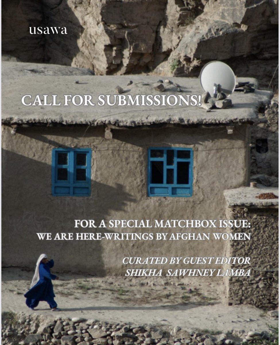 ShikhaSLamba's tweet image. I’m honoured to collaborate with @usawamag for their special upcoming issue this fall, “We are Here - Writings by Afghan Women”, and to play a small part in sharing the diverse, inspiring, courageous, determined, & hopeful voices Afghan women.
usawa.in/newsletter-sub…
Pls share