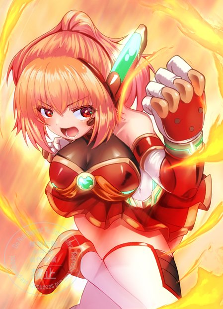 そろそろ夏が来るので炎のパンチ! 