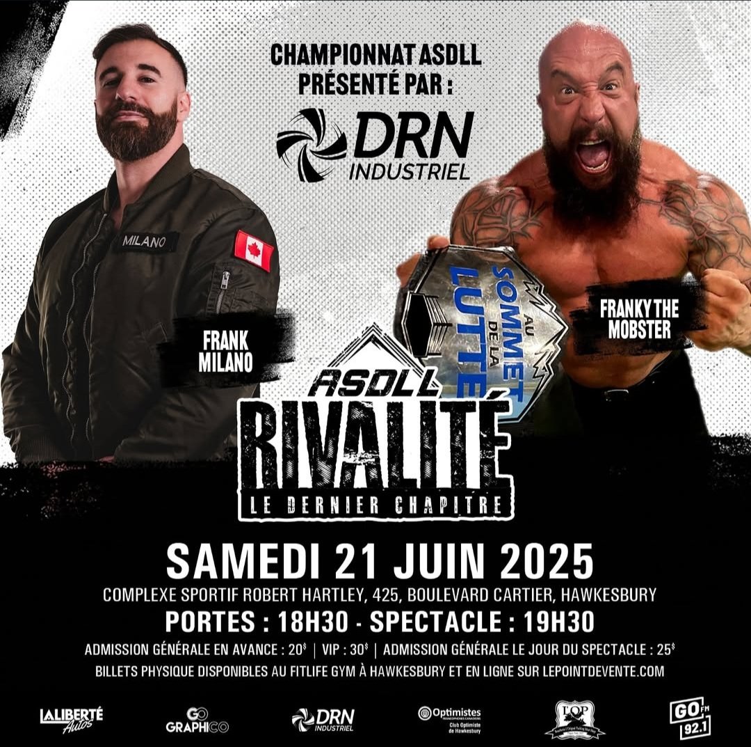 Flying into a huge wrestling weekend ✈️💪

Tonight: <a href="/IWSHardcore/">IWS</a> 📍 Montreal

Tomorrow: Au Sommet de la Lutte 📍 Hawkesbury

#wrestling #prowrestling #athlete #show #weekend #canada