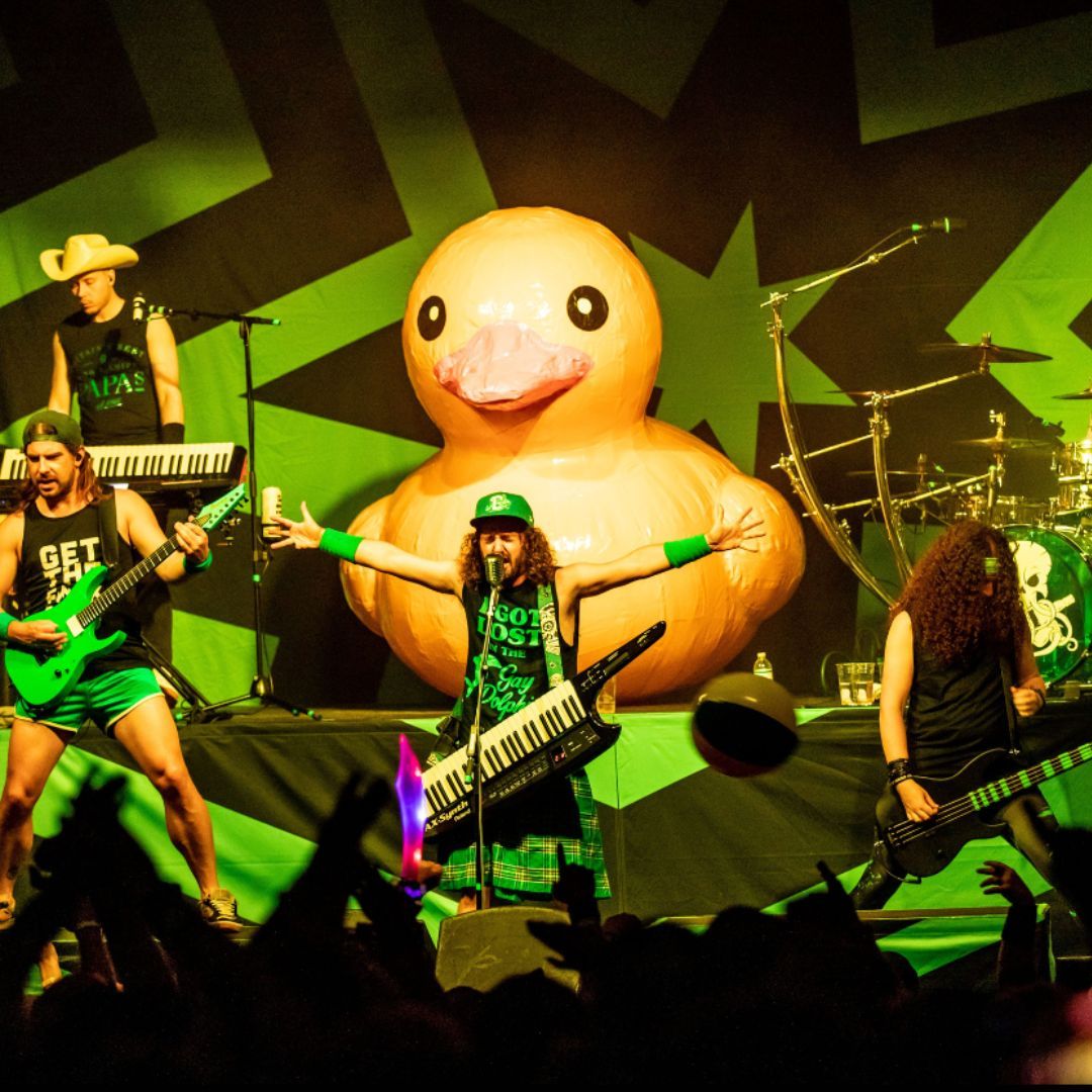 "Alestorm’s THE THUNDERFIST CHRONICLES Is the Pirate Metal Adventure of the Year" -  METAL ON TAP NEWS
"Can't Wait To See Them Live Oct. 8th  " -  SPICOLI, GRANADA'S METAL MANIAC  
🎟️ Tix for Granada Show @ buff.ly/1x0OZ1V 
🎵 Alestorm's new LP @ buff.ly/PsqU3Ge