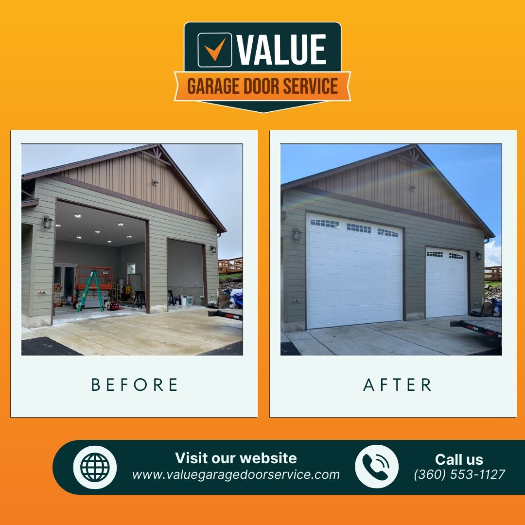 valuegarageds's tweet image. Don't settle for less than the best! Value Garage Door Service can handle any commercial garage door installation. This before and after showcases our commitment to quality and customer satisfaction.

#ValueGarageDoorService
#VGDS
#GarageDoorRepair
#GarageDoorService