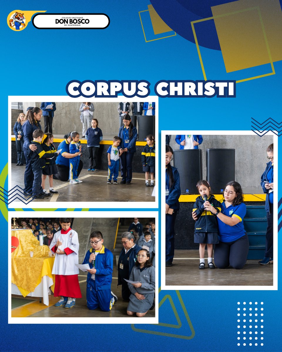 Esta semana ha sido una semana de muchas actividades en nuestro colegio, pero sin duda una de ellas nos regalo paz y bendición. Hablamos del Corpus Christi, un momento especial vivido en comunidad en donde Jesús Sacramentado se hizo presente en medio de nosotros.
#CorpusChristi