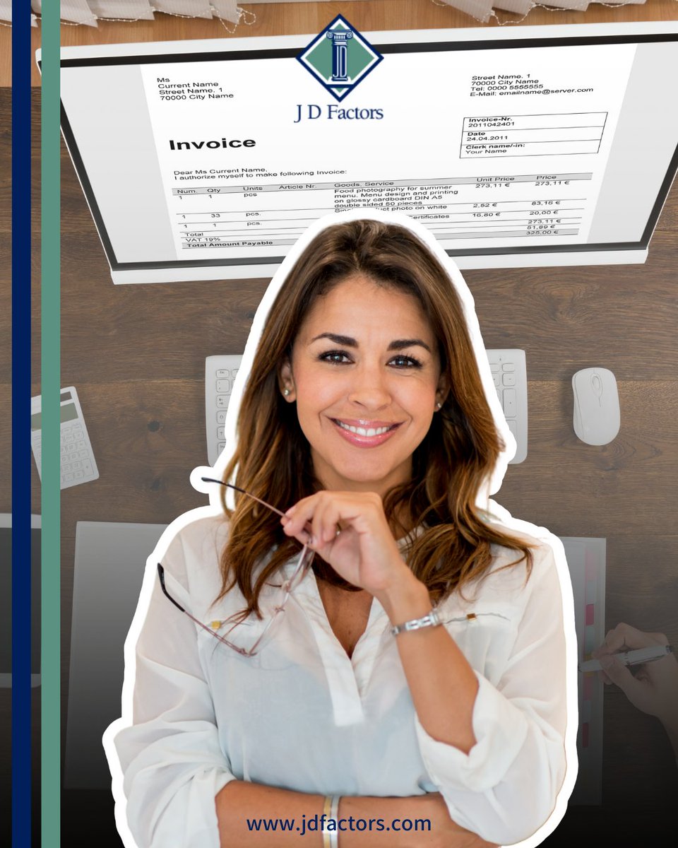 JDFactors's tweet image. Boost your productivity with faster cash flow. 🚛💨

JD Factors helps you focus on your business, not your unpaid invoices.

#WorldProductivityDay #FactoringSolutions #JDFactors #CashFlowBoost #WorkSmart
