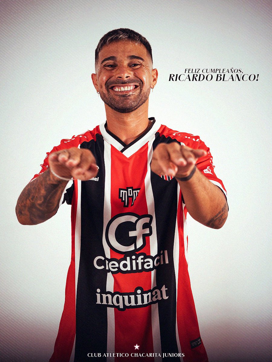 FELIZ CUMPLEAÑOS 🤜🏼🤛🏼

Le deseamos un muy feliz cumpleaños a Ricardo Blanco, jugador del plantel profesional de Chacarita Juniors.

¡Felicidades! 🎂

#VamosChaca 🔴⚪️⚫️
