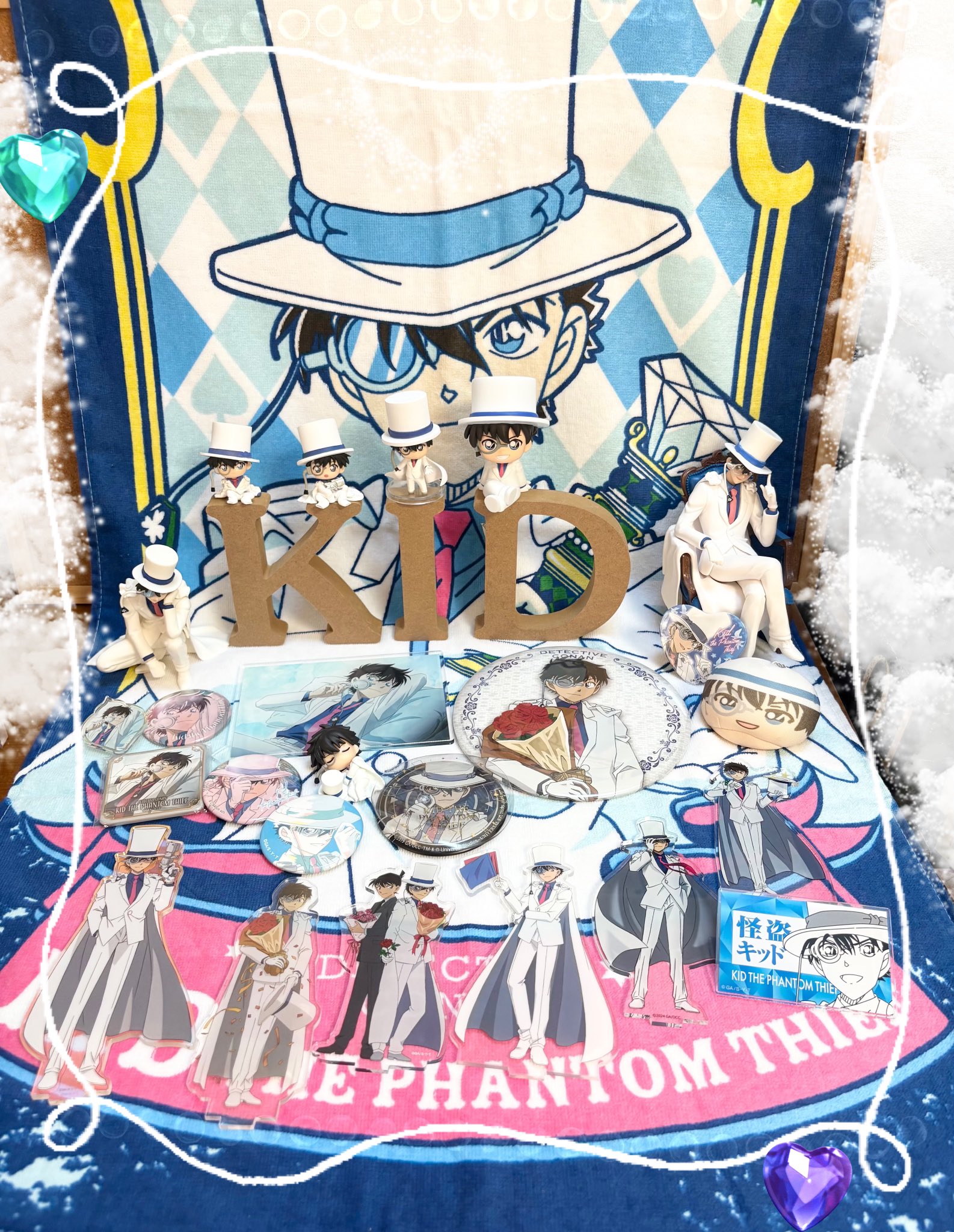 怪盗キッド バースデー ステッカー キャラクターグッズ
