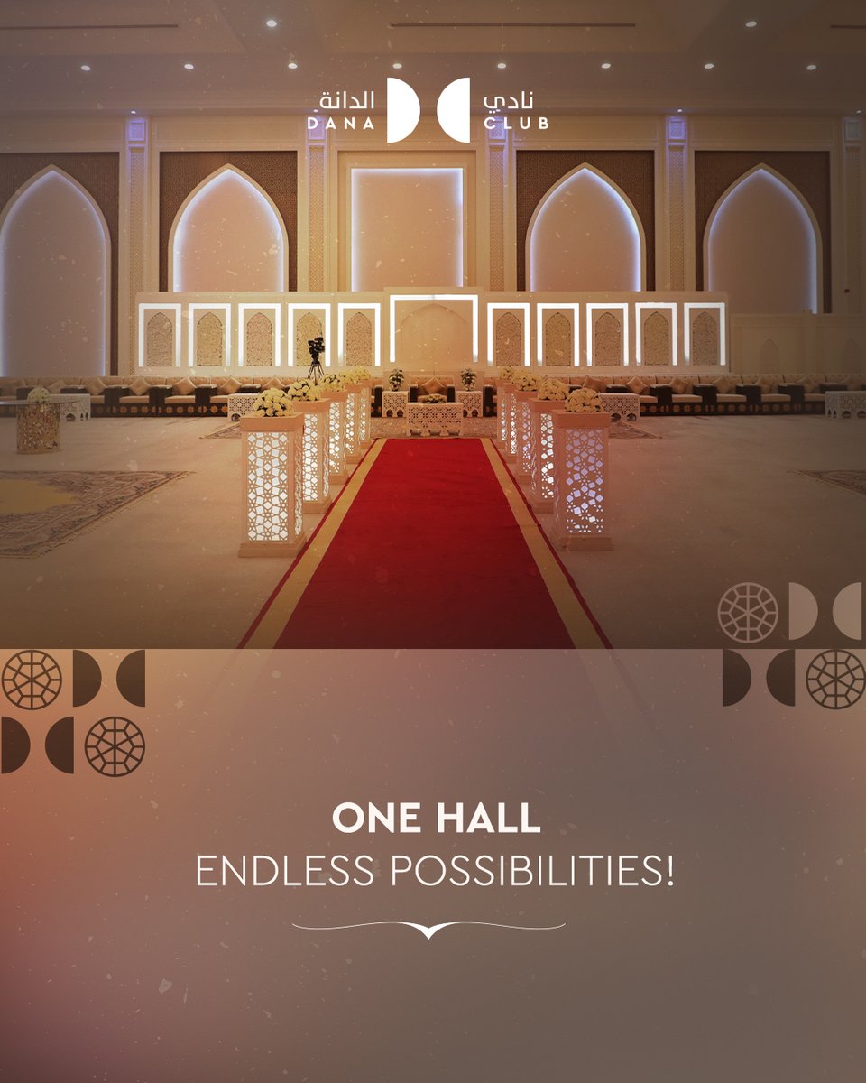 DanaClubDoha's tweet image. Celebrate your special day in style at Jewan Hall – the perfect venue for male weddings in Doha. Spacious, elegant, and unforgettable, with top-tier service and gourmet cuisine to impress your guests. 

Book now: 44960600 | WhatsApp: 66987757 

#JewanHall #Weddings #DohaEvents