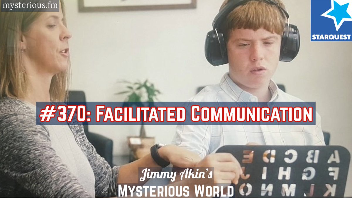 mys_world's tweet image. For some who have profound difficulties speaking, Facilitated Communication & Spelling to Communicate have been developed & the results appear miraculous. @JimmyAkin3000 & @bettnet examine the methods, claimed results & controversy surrounding them. mysterious.fm/370