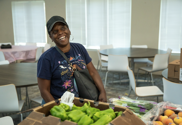 Simply not having access to food is a leading cause of food insecurity. That's why we partner with organizations like schools, churches, and senior living facilities to ensure our 500+ pantries get fresh, healthy food where it is needed most.