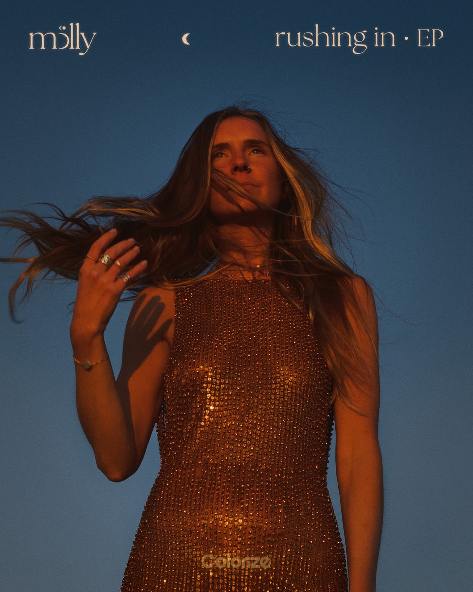 Colorize_Music's tweet image. Following a string of captivating singles, mölly completes the story with the full Rushing In EP - out today on Colorize ❤️
This EP is a masterclass in emotional resonance, introspective club music, and collaborative artistry and it's now yours 🙏 molly.enhncd.co/rushinginep