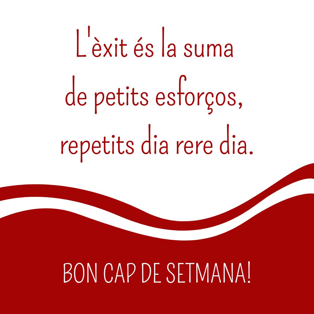 La Fundació Bara et desitja un molt bon cap de setmana!

#fundacióbara #oportunitatspercréixer #boncapdesetmana