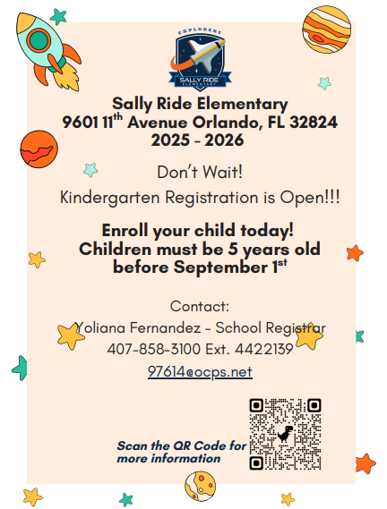 Enrolling now for Kindergarten 2025-2026!