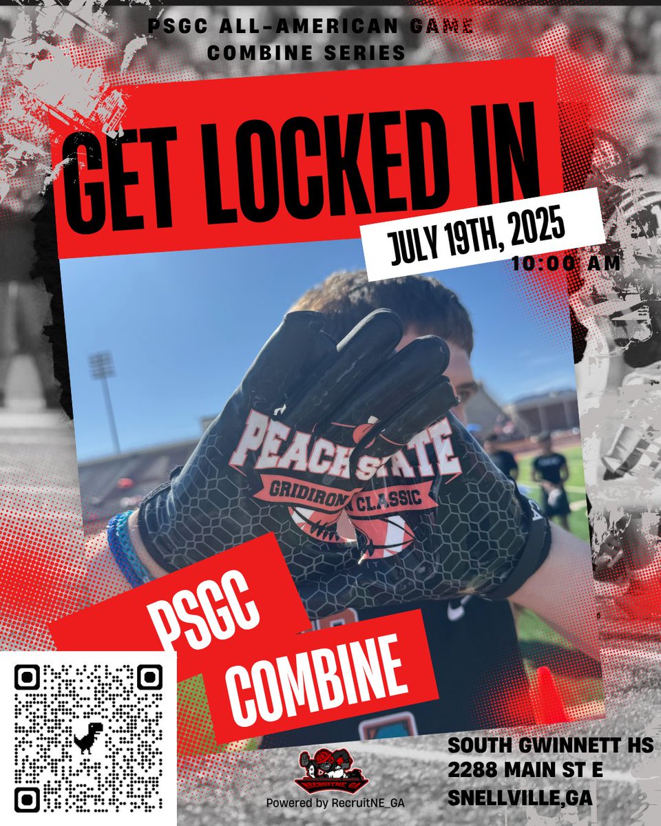 RecruitNE_GA's tweet image. ⭐️ Invites to the @PSGC2024 All-American Game
⭐️ Only 70 spots are available
⭐️ Verified Laser Times
⭐️ Evaluations for stars
⭐️ Articles on top performers
⭐️ College Programs in attendance
⭐️ Expert Coaching
⭐️ Fee: $85