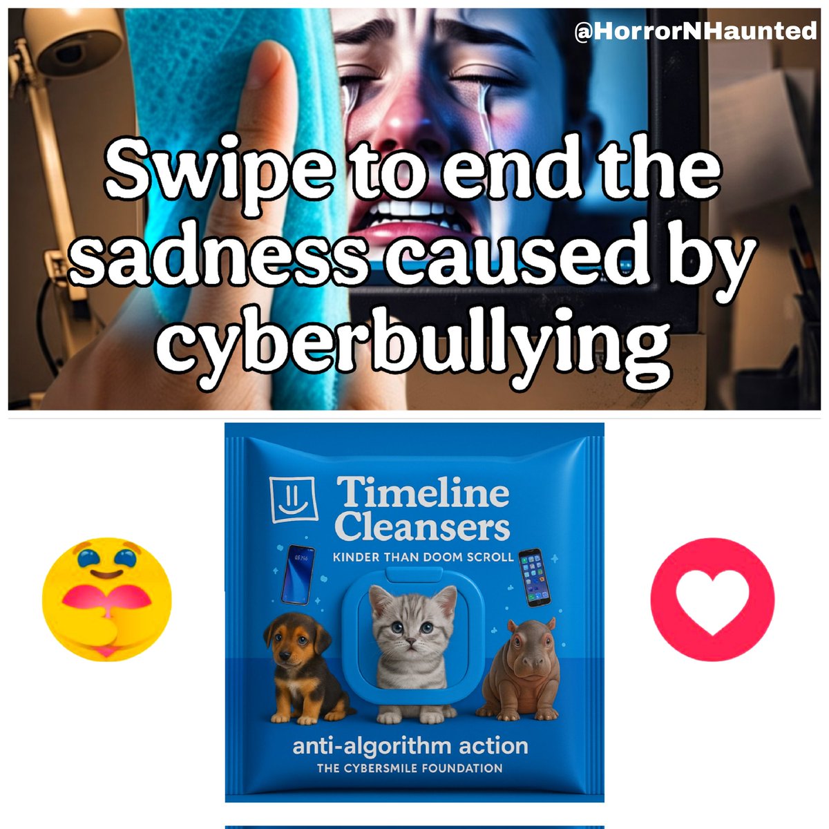 Horror N Haunted (@horrornhaunted) on Twitter photo My <a href="/OneMinuteBriefs/">One Minute Briefs ⏱️</a> of the Day
Theme for the day
Create posters to advertise ‘Timeline Cleansers’ to defeat the doom-scroll and promote digital wellbeing this #StopCyberbullyingDay with <a href="/CybersmileHQ/">The Cybersmile Foundation</a> My <a href="/OneMinuteBriefs/">One Minute Briefs ⏱️</a> of the Day
Theme for the day
Create posters to advertise ‘Timeline Cleansers’ to defeat the doom-scroll and promote digital wellbeing this #StopCyberbullyingDay with <a href="/CybersmileHQ/">The Cybersmile Foundation</a>