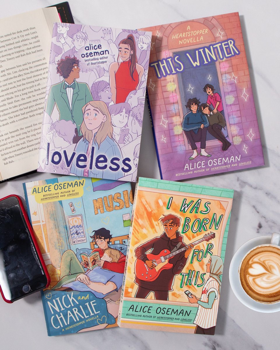 A standing ovation for @aliceoseman who gave us awkward silences, soft glances, and characters who feel like home. 👏

 💔 Loveless 
❄️ This Winter
💗 Nick &amp; Charlie
🎸 I Was Born for This