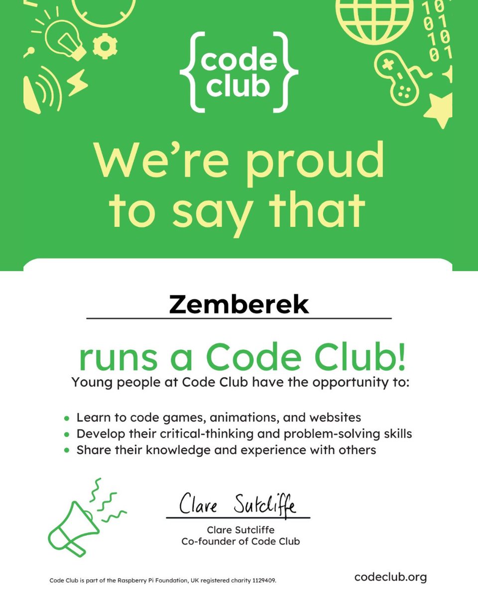 <a href="/CodeClub/">Code Club</a> Başvuru formu: docs.google.com/forms/u/0/d/e/…  <a href="/CodeClub/">Code Club</a>