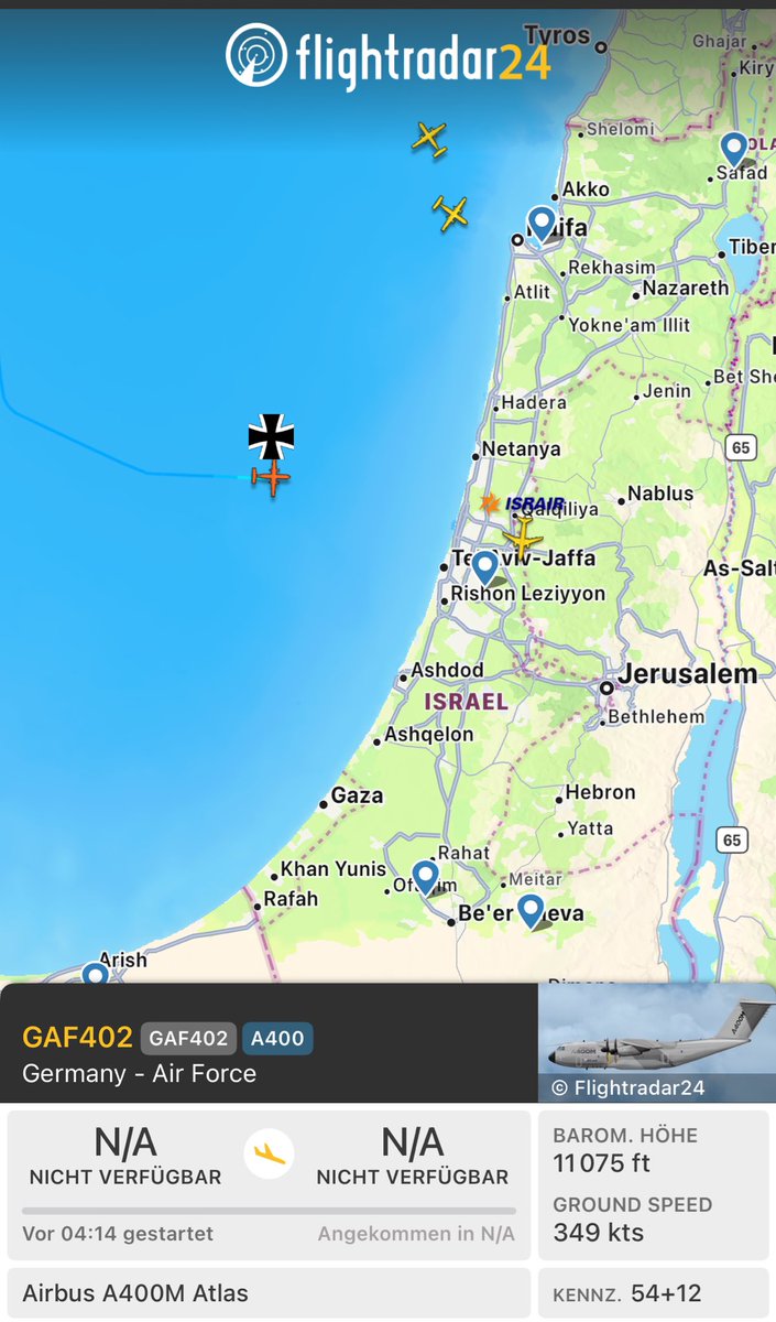 wilhluk's tweet image. Offenbar landet gleich min. eine A400 der @Team_Luftwaffe in Tel Aviv @ntvde