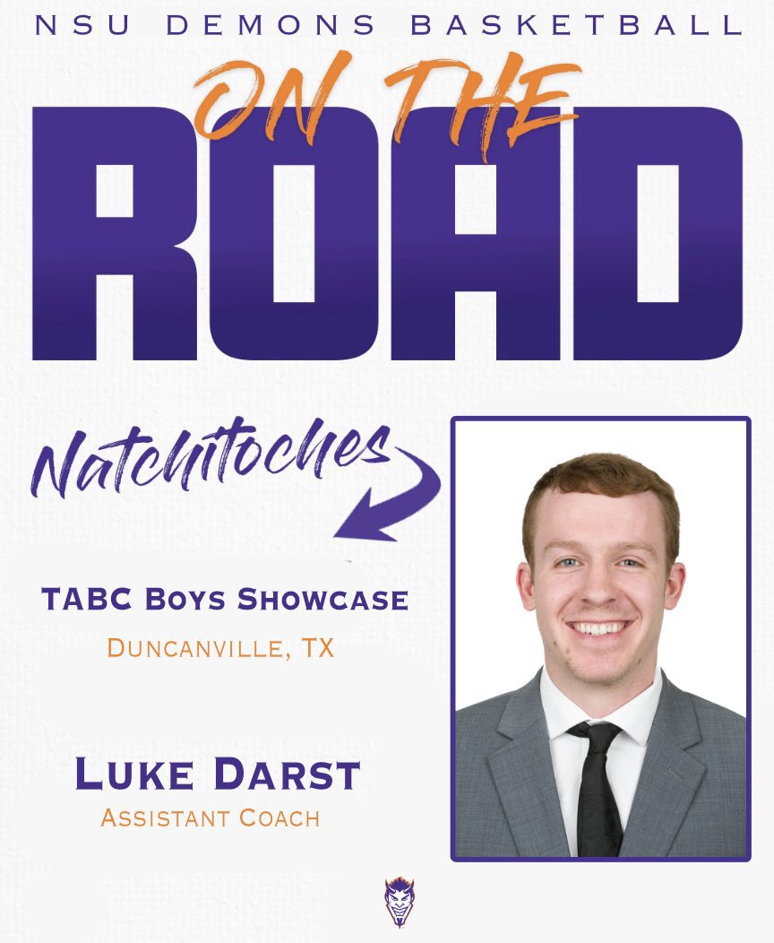 NSUDemonsMBB's tweet image. On the road looking for future Demons 🏀
Natchitoches, LA ➡️ Duncanville, TX
#ForkEm 😈🤘