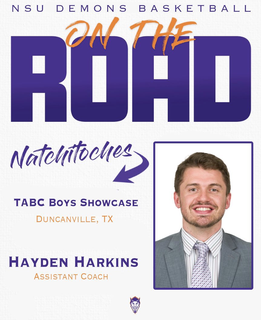 NSUDemonsMBB's tweet image. On the road looking for future Demons 🏀
Natchitoches, LA ➡️ Duncanville, TX
#ForkEm 😈🤘