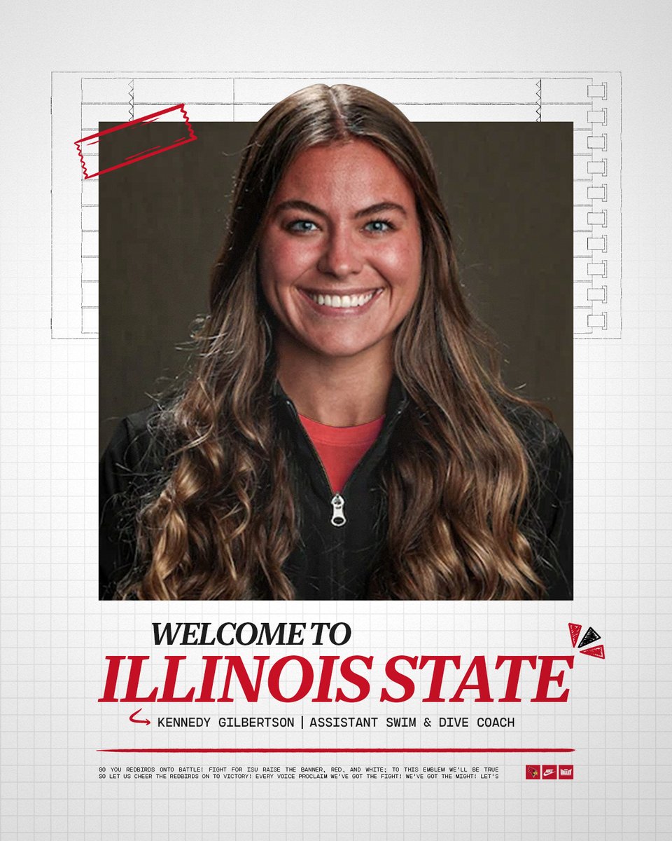 Kennedy Gilbertson completes the Redbird Swim &amp; Dive Coaching Staff👏

DETAILS → bit.ly/44aVODE