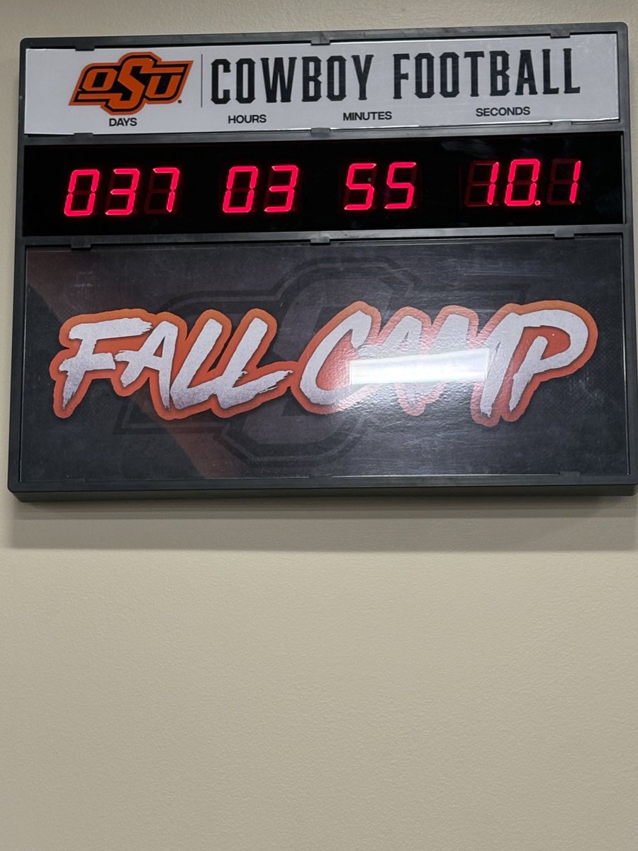 Count Down is ON!!! Can’t Wait!! #GoPokes🤠