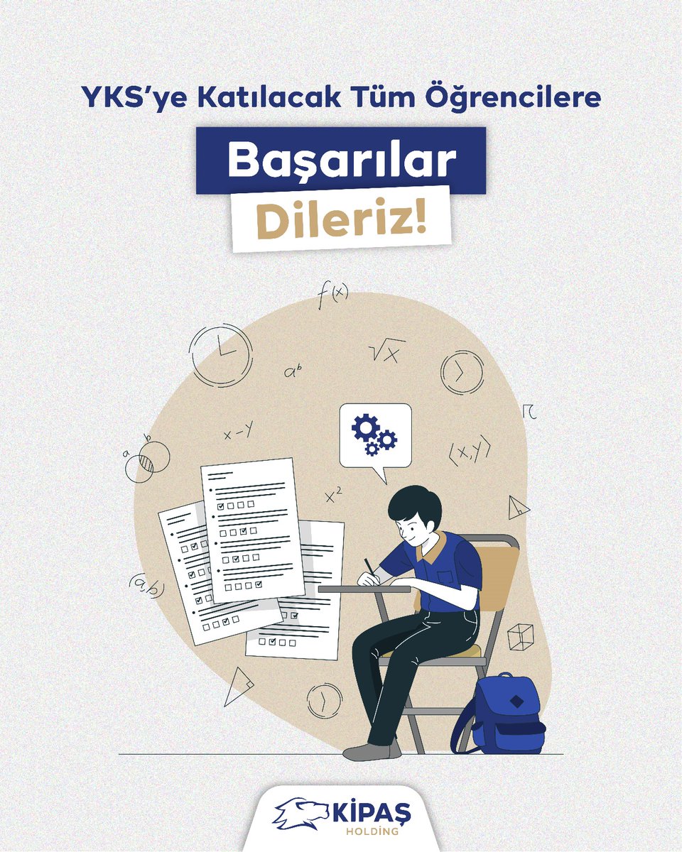YKS'ye katılacak tüm öğrencilerimize başarılar dileriz!