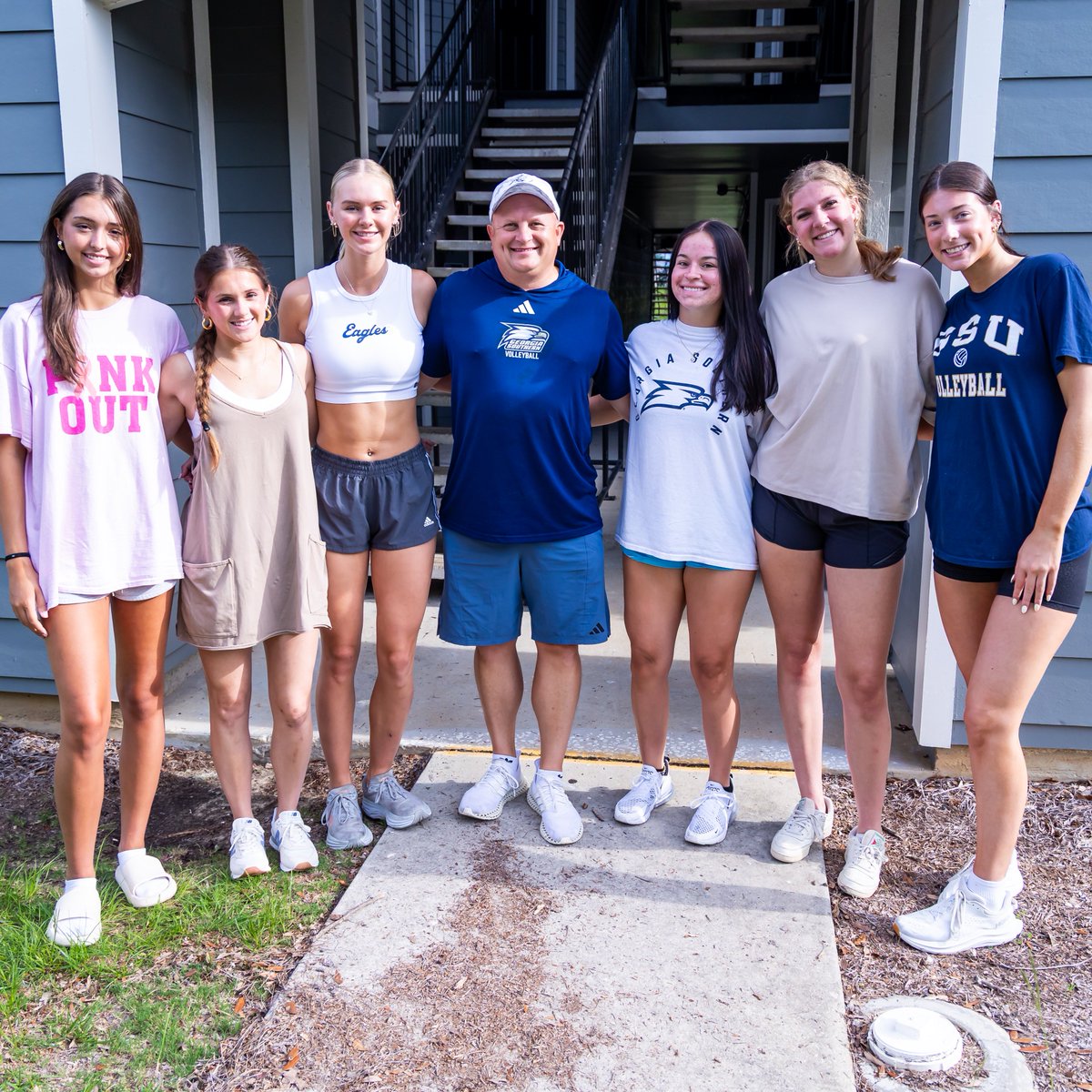 GSAthletics_VB's tweet image. All moved in 😀

#HailSouthern