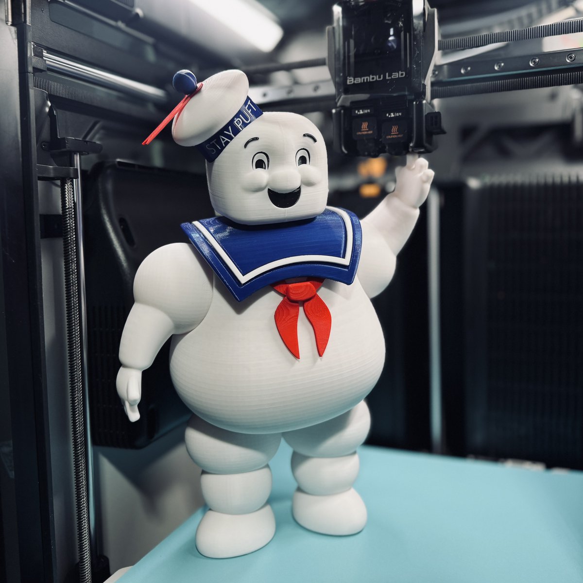 SharkWitLasers's tweet image. I tried to 3D Print the most harmless thing. Something I loved from my childhood. Something that could never ever possibly destroy us... Mr. Stay Puft
#3dp #Ghostbusters #bambulab H2D