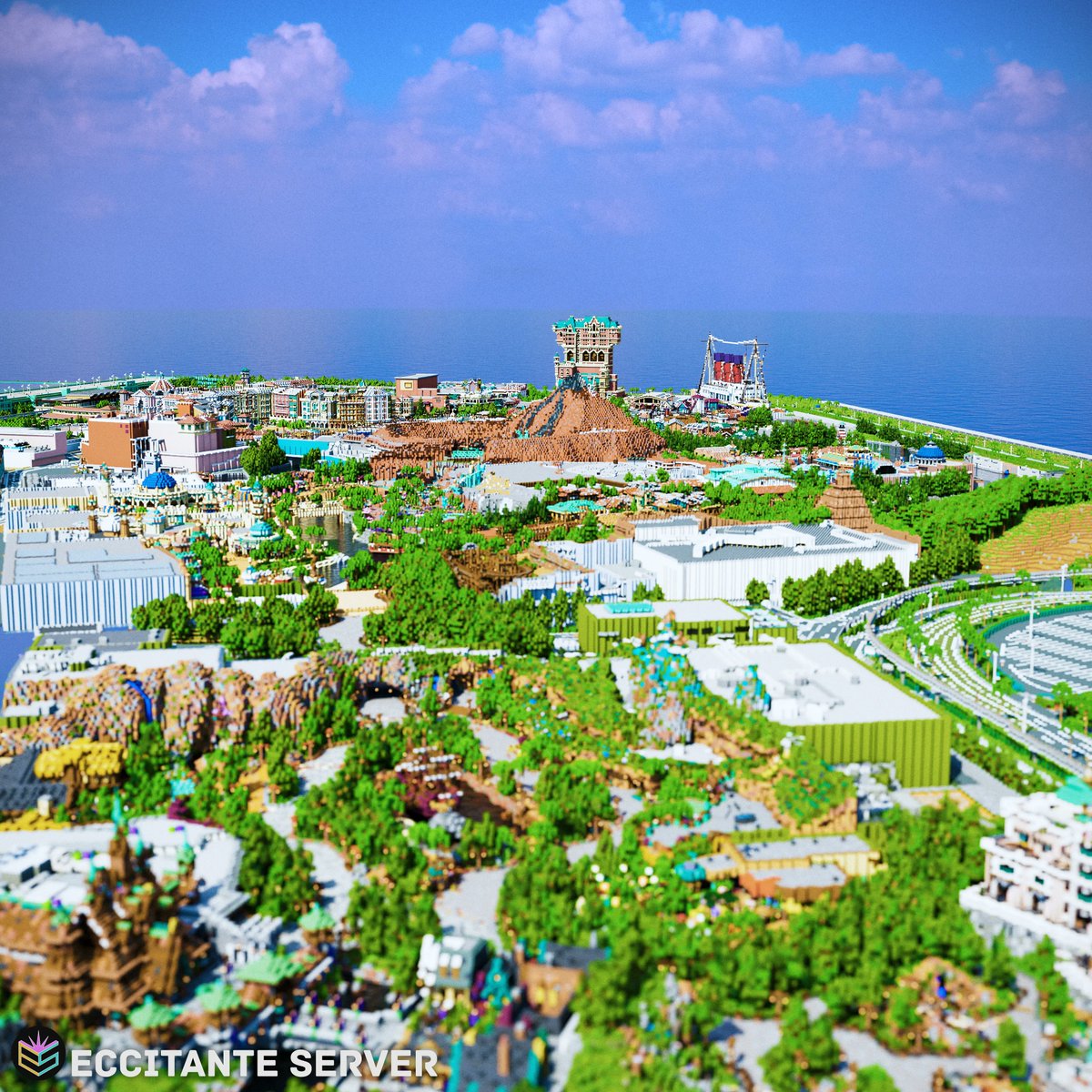マイクラで5年かけて再現した東京ディズニーシー🌋

#Minecraft
