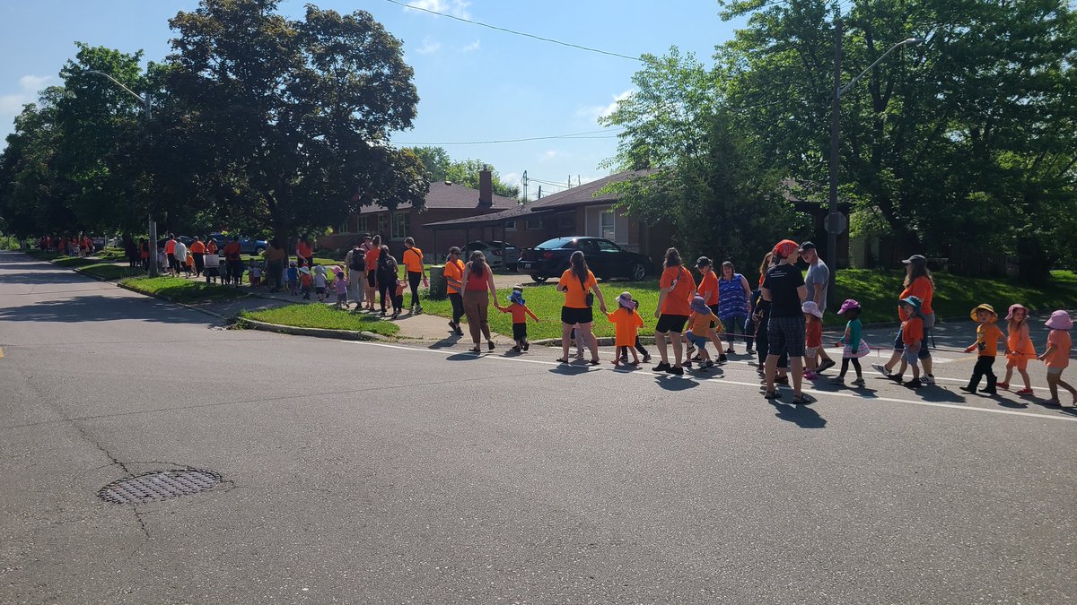 Such a pleasure to spend time with students &amp; ECE's at Emmanuel at Brighton Child Care Centre's #NationalIndigenousPeoplesDay walk this morning. It was heartwarming to see &amp; hear all that they are learning inside &amp; outside of the classroom. #LeadershipInAction