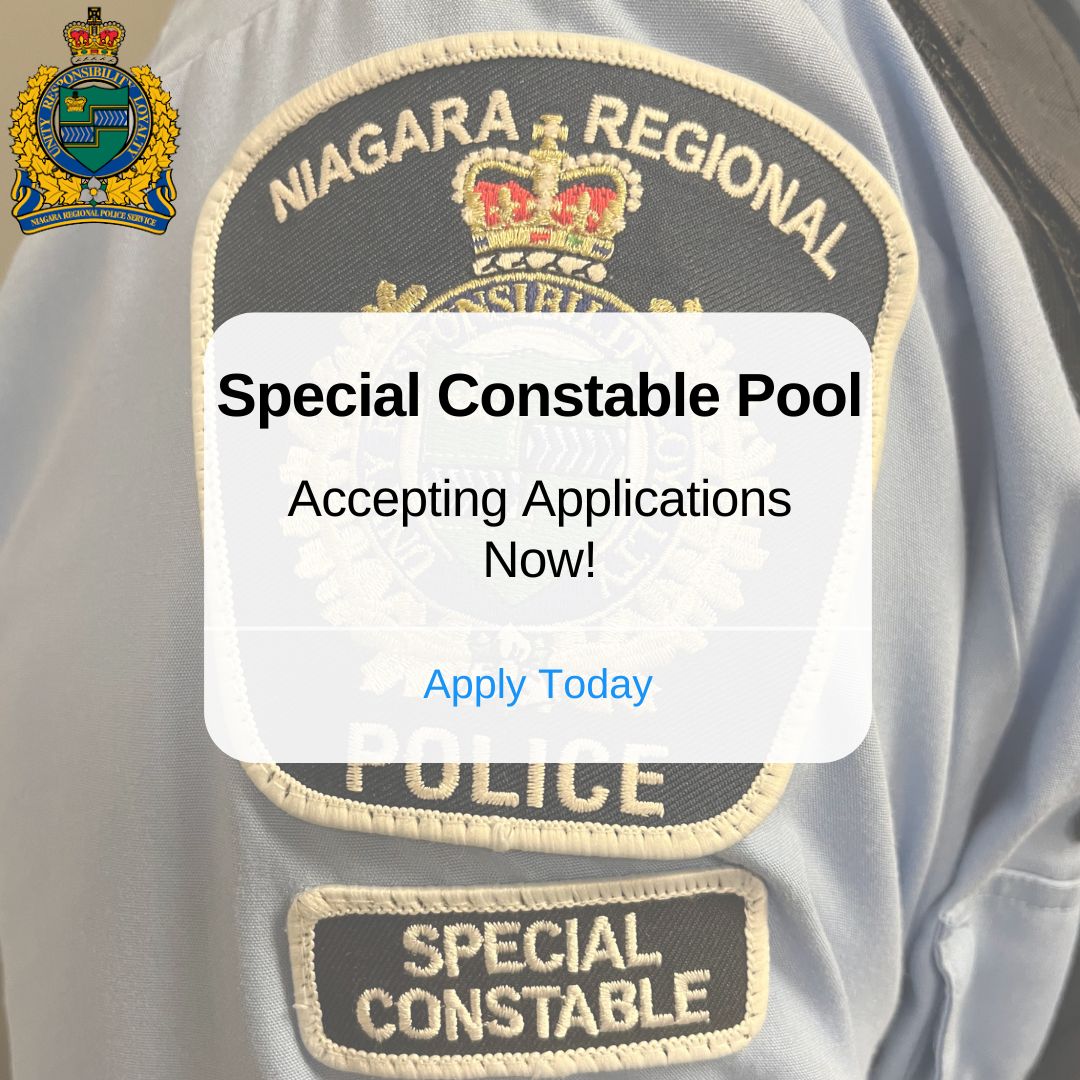Applications are now open for the Special Constable Pool Position!

Required: OACP docs, CPR/First Aid, transcripts, resume &amp; cover letter.

Learn more about the minimum qualifications and how to apply on our website!