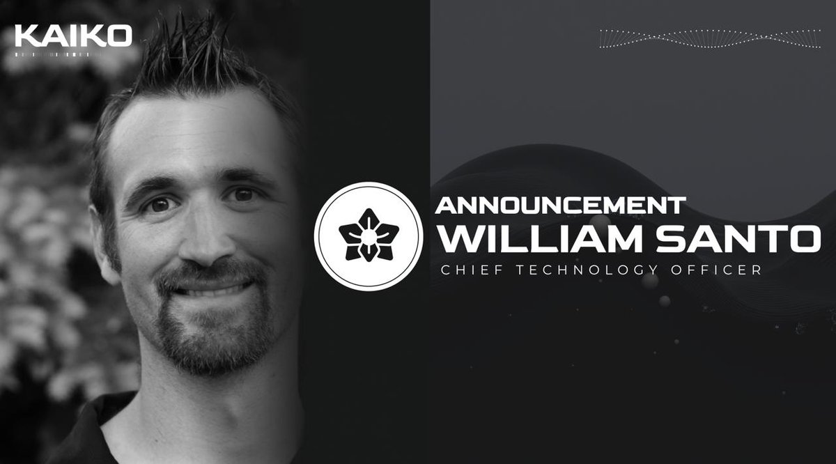 Thrilled to welcome William Santo as Kaiko’s CTO 

With 20+ years in tech, he’s led AI/ML systems as Head of Product at Amazon and across multiple industries.

8 patents. $100M+ product lines.

Now building the emotional infrastructure layer for AI agents.

💮