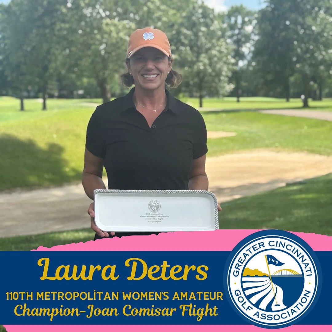 Congratulations to the 110th Metropolitan Senior Women’s Amateur, Joan Comisar Flight Champion, Laura Deters 🏆
