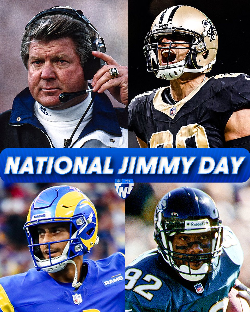 Who’s your favorite NFL Jimmy of all-time? #NationalJimmyDay