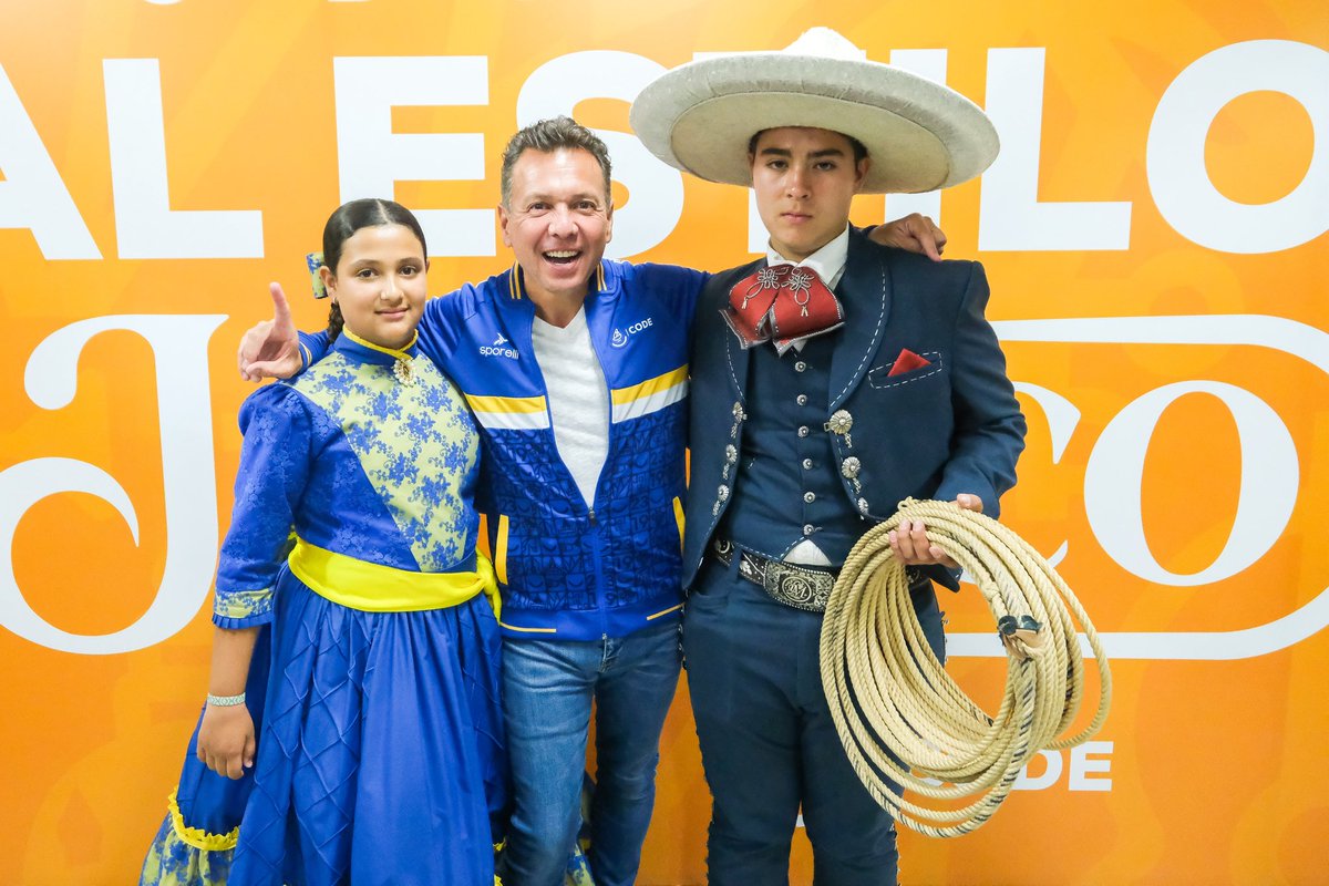 PabloLemusN's tweet image. La charrería 🐎 es un deporte que #AlEstiloJalisco, nos dio triunfos muy importantes en la Olimpiada Nacional @conadeoficial 2025, incluidos los cuatro oros 🥇que consiguió la escaramuza María Fernanda González en la categoría "infantil A", más otra medalla de primer lugar por…