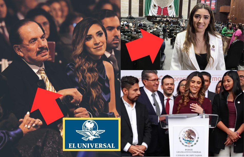 🔴🔴Alguien que me explique en buen cristiano, ¿Qué hace la hija del dueño del pasquín inmundo de El Universal como diputada plurinominal federal de Morena? Y encima como  coordinadora nacional de jóvenes.

¿Y a quién dentro de Morena se le ocurrió que sería buena idea meter a