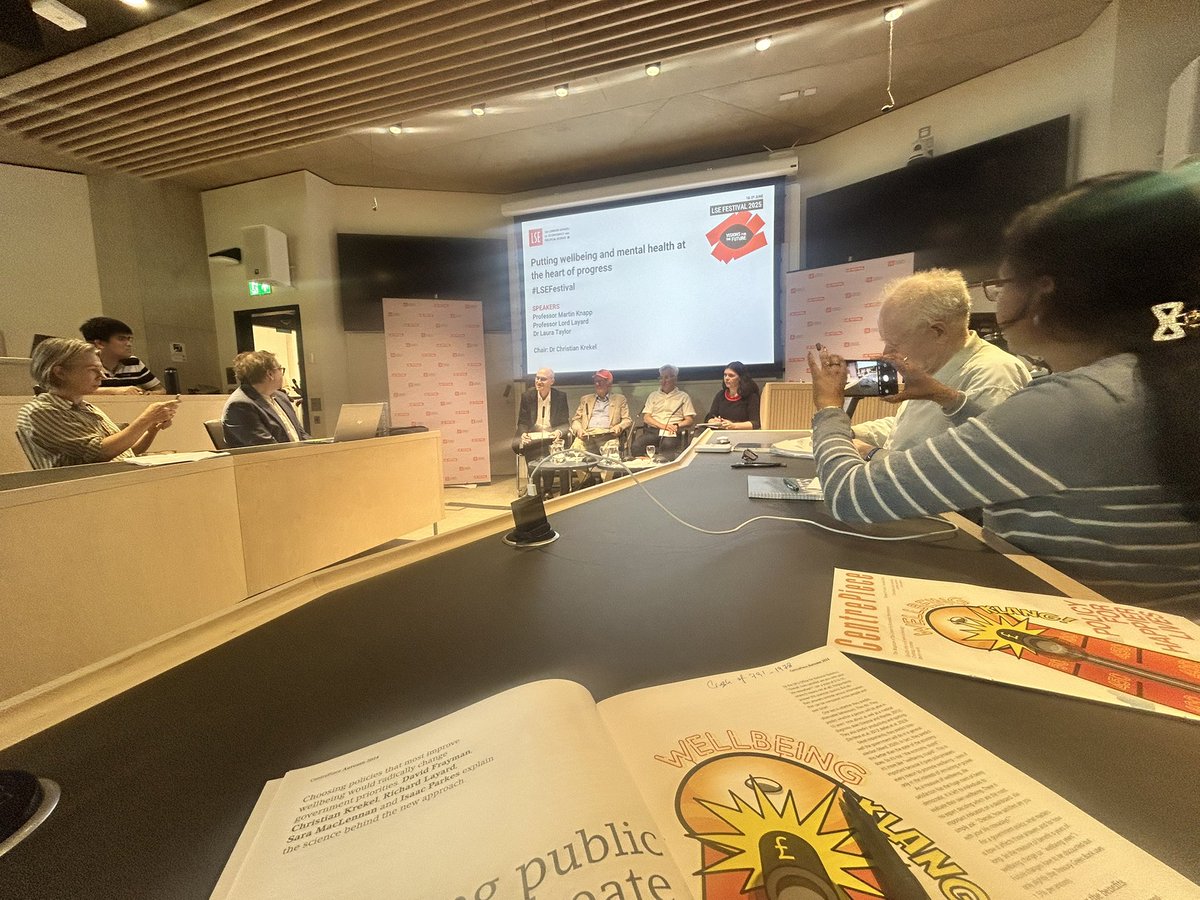 LSE Festival Week <a href="/RichardLayard/">Richard Layard</a> <a href="/ChristianKrekel/">Christian Krekel</a> <a href="/LSEnews/">LSE</a> #wellbeing #LSEFestival